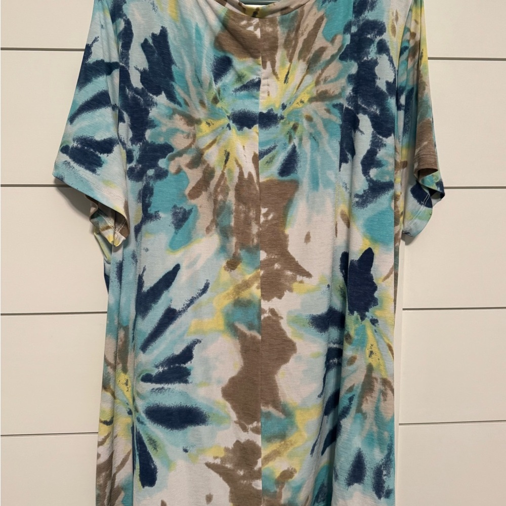 Tie-Dye Short Sleeve Top